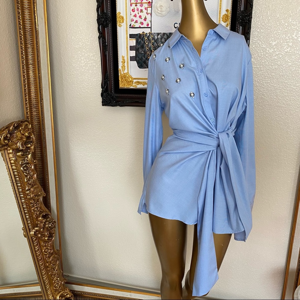 Gibson Latimer Tie Front Shirt